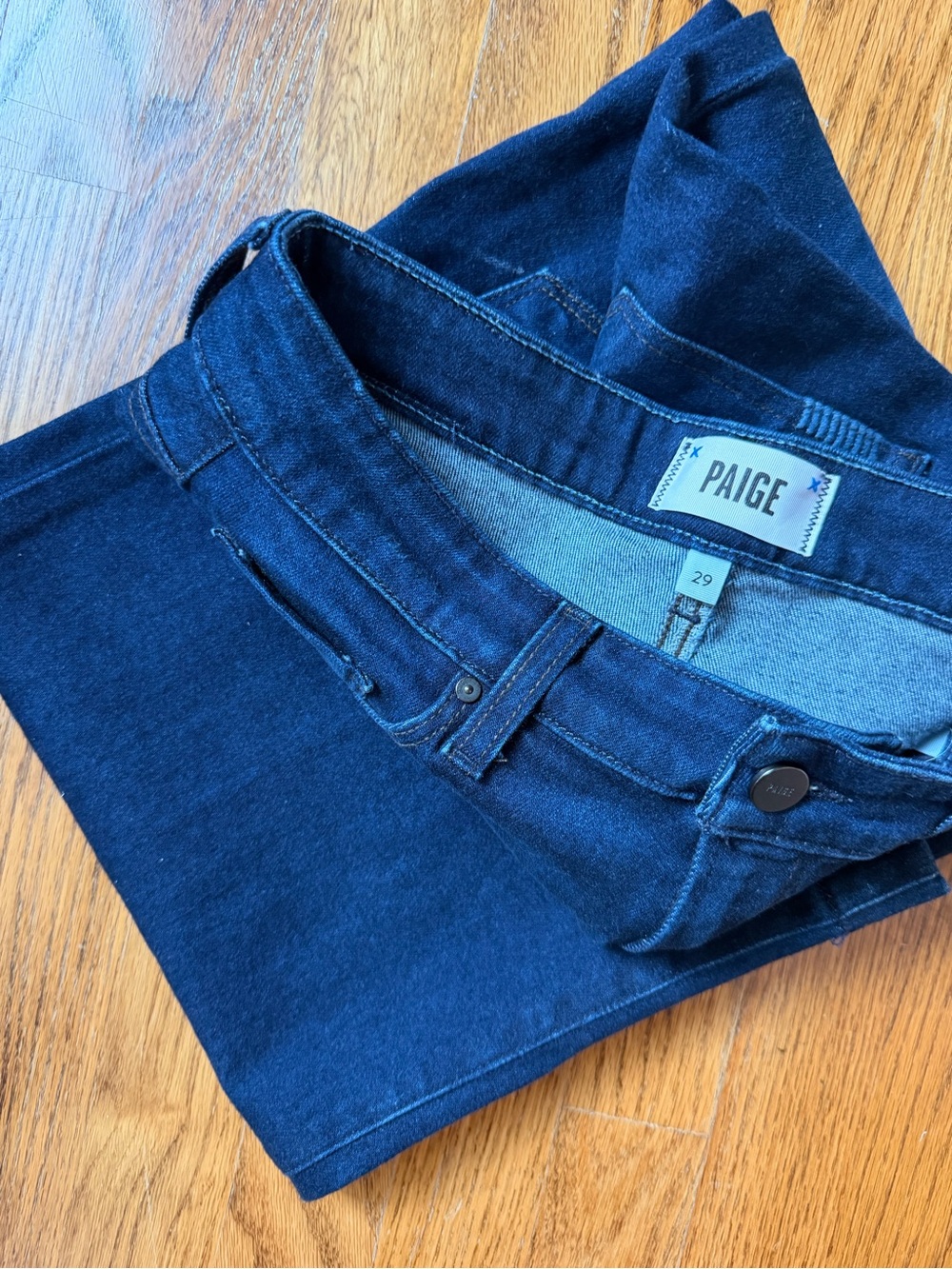 PAIGE Anessa Blue Jeans in Starboard